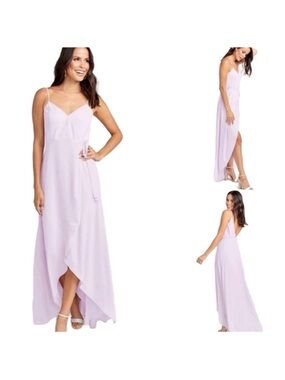 Show Me Your MuMu Lavender Spaghetti-Strap High-Low Dress